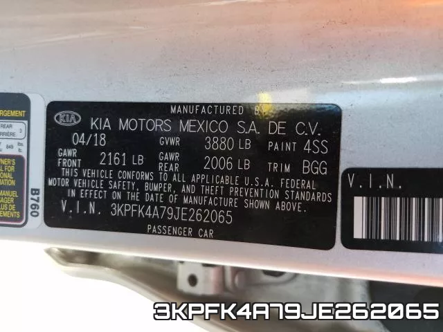 3KPFK4A79JE262065 фото 2