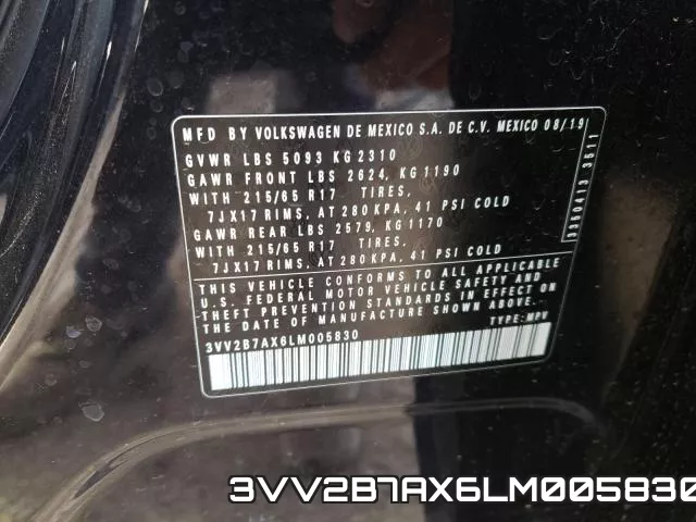 3VV2B7AX6LM005830 фото 2