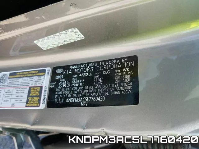KNDPM3AC5L7760420 фото 2