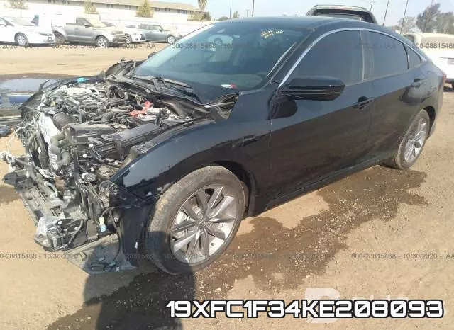 19XFC1F34KE208093 фото 2
