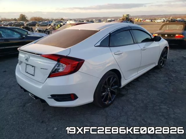 19XFC2E86KE002826 фото 4
