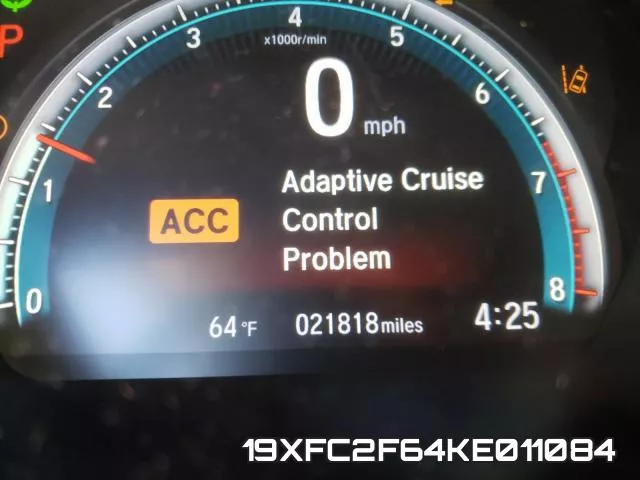 19XFC2F64KE011084 фото 8