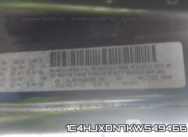1C4HJXDN7KW549466 фото 10