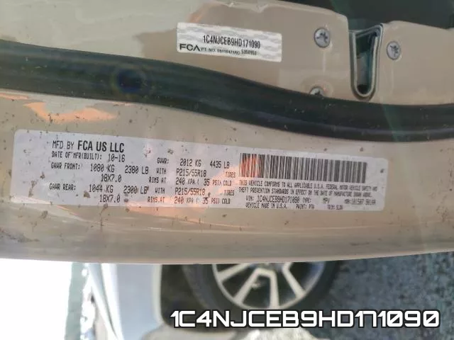 1C4NJCEB9HD171090 фото 2