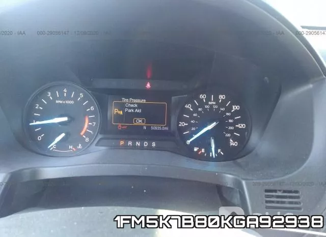 1FM5K7B80KGA92938 фото 5