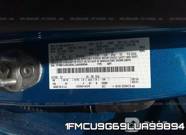 1FMCU9G69LUA99894 фото 10