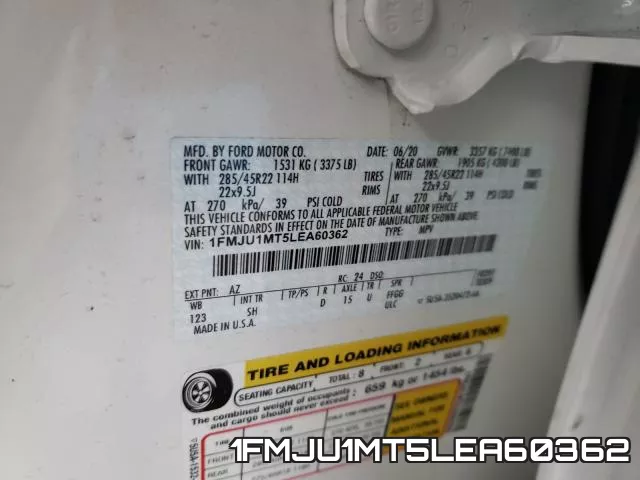 1FMJU1MT5LEA60362 фото 2