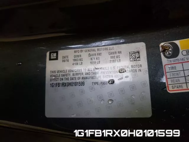 1G1FB1RX0H0101599 фото 2