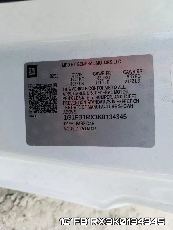 1G1FB1RX3K0134345 фото 2