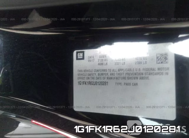 1G1FK1R62J0120281 фото 9