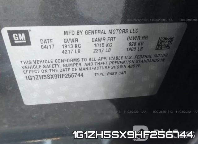 1G1ZH5SX9HF256744 фото 8