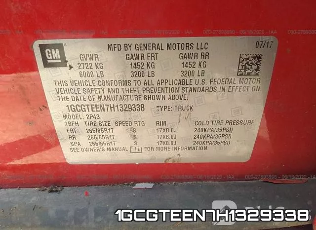 1GCGTEEN7H1329338 фото 9