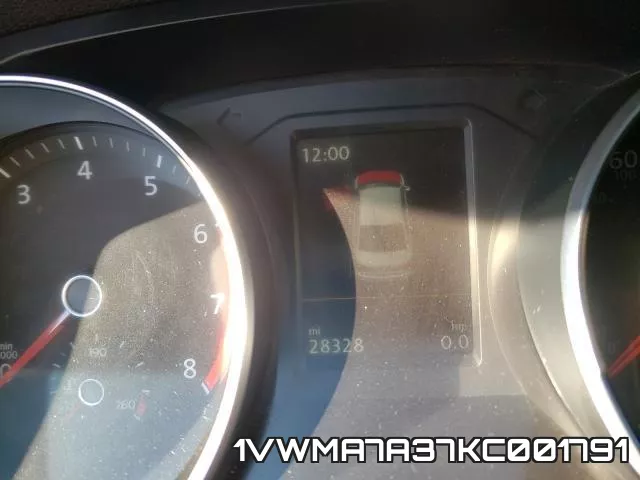 1VWMA7A37KC001791 фото 9