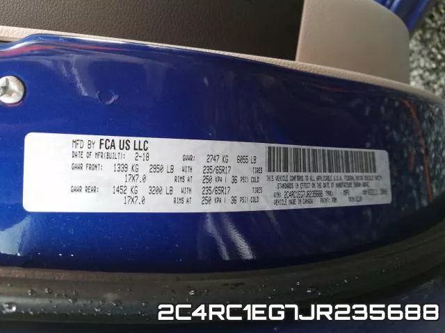 2C4RC1EG7JR235688 фото 2