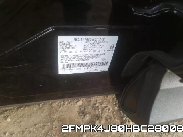 2FMPK4J80HBC28008 фото 2