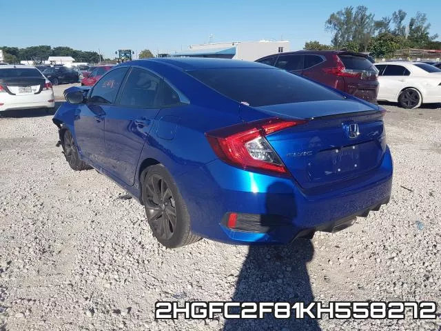 2HGFC2F81KH558272 фото 4