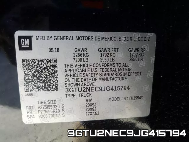 3GTU2NEC9JG415794 фото 2
