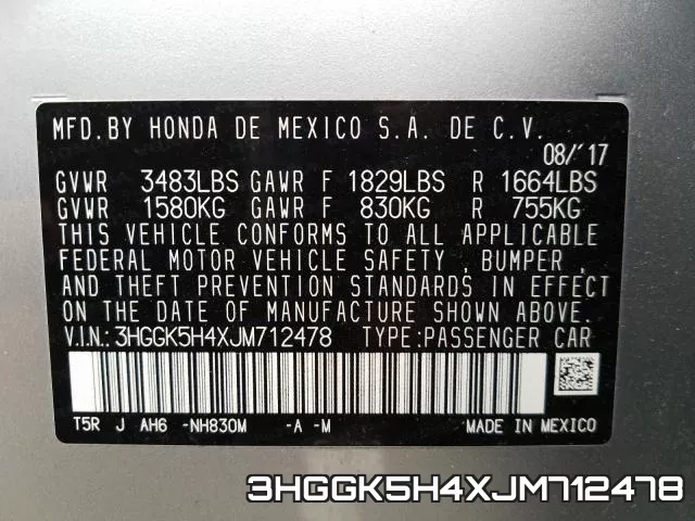 3HGGK5H4XJM712478 фото 2