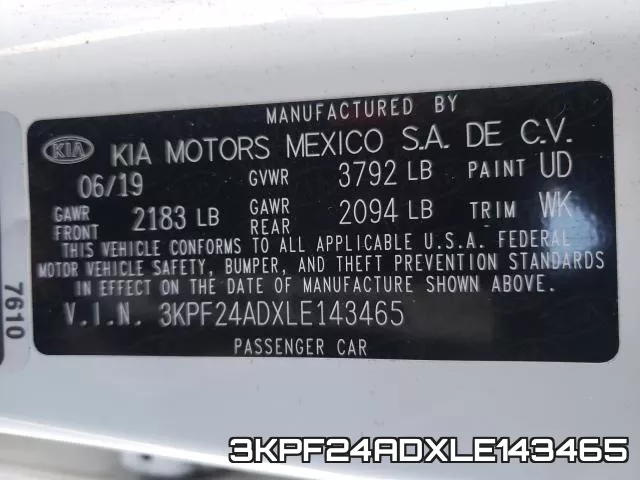 3KPF24ADXLE143465 фото 2