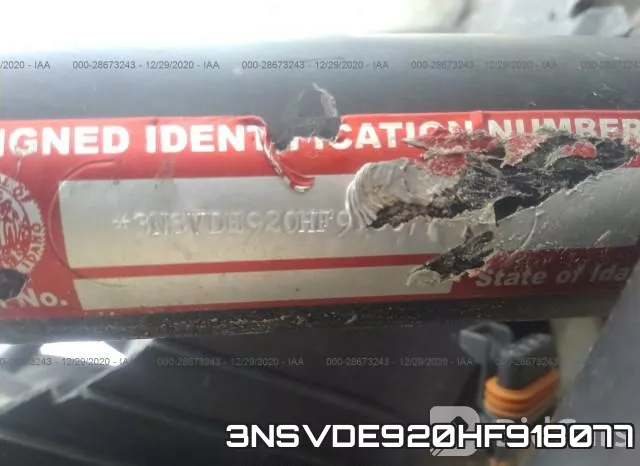 3NSVDE920HF918077 фото 2