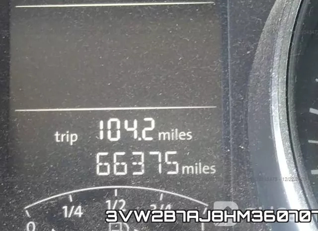3VW2B7AJ8HM360707 фото 7