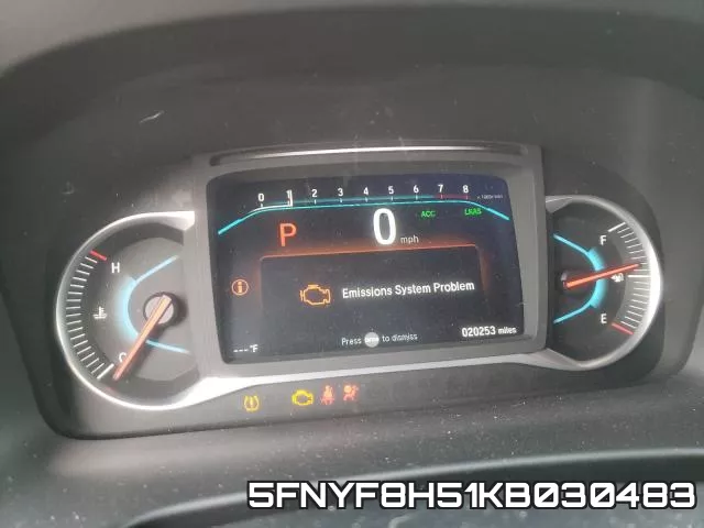 5FNYF8H51KB030483 фото 8
