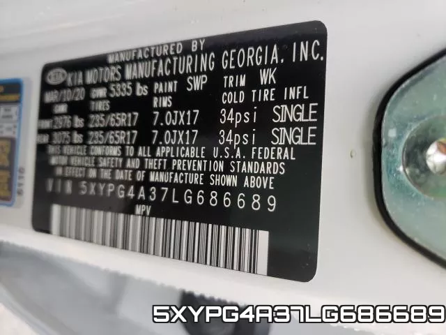 5XYPG4A37LG686689 фото 2