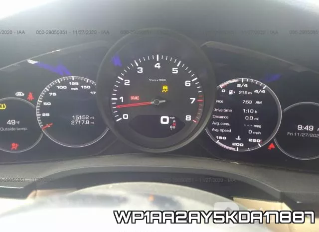 WP1AA2AY5KDA17887 фото 8