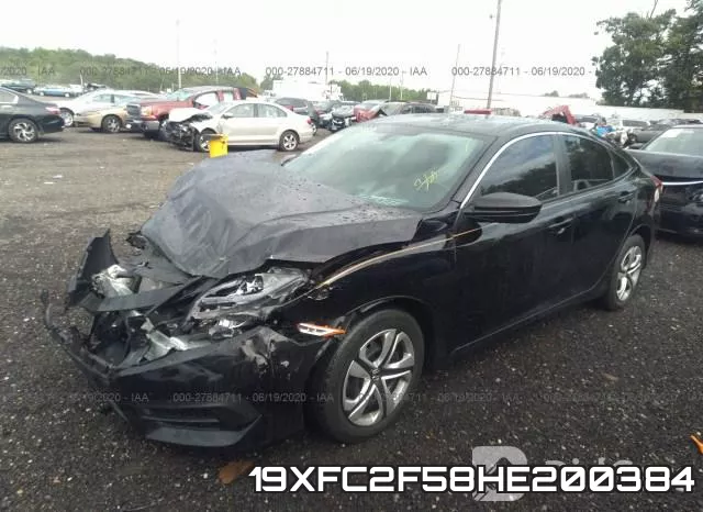 19XFC2F58HE200384 фото 2