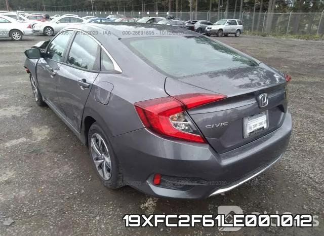 19XFC2F61LE007012 фото 4