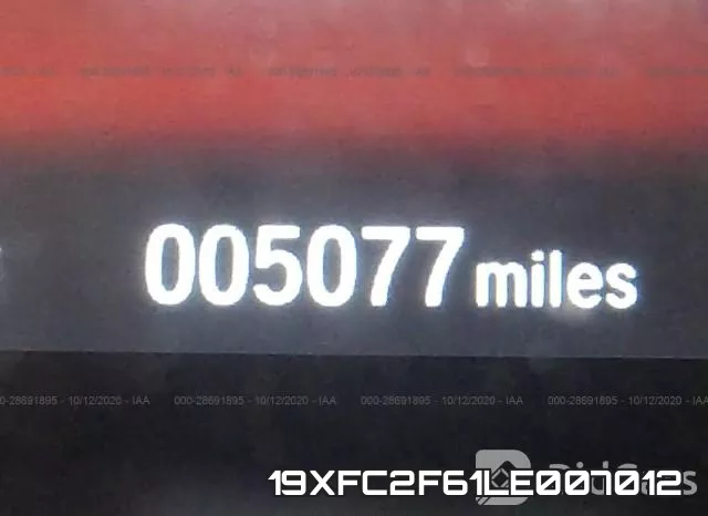 19XFC2F61LE007012 фото 7