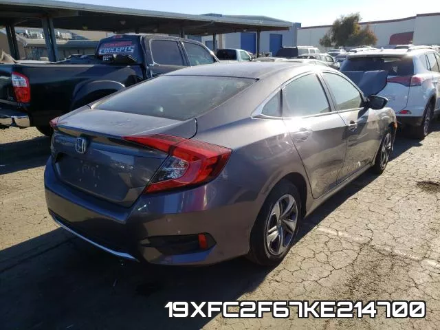 19XFC2F67KE214700 фото 5