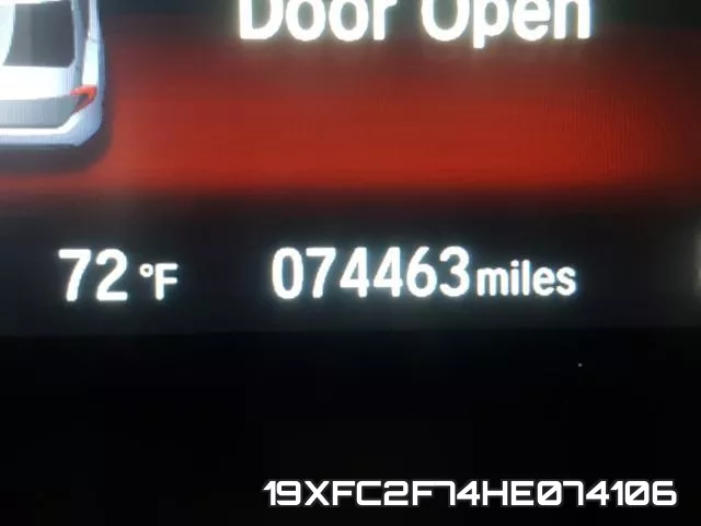 19XFC2F74HE074106 фото 8