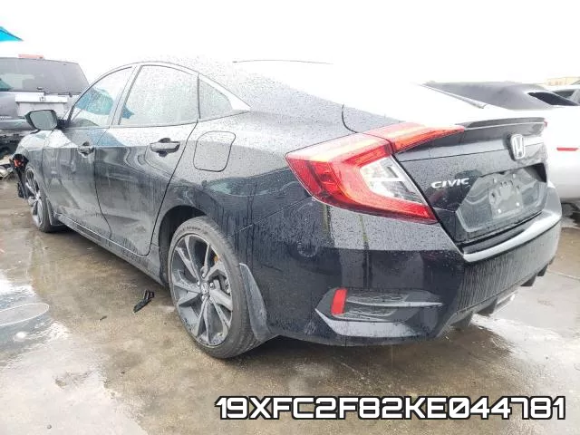 19XFC2F82KE044781 фото 4