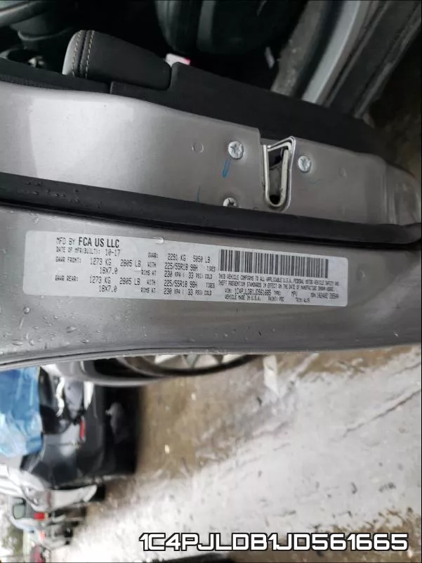 1C4PJLDB1JD561665 фото 2