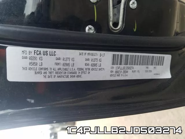 1C4PJLLB2JD503274 фото 2