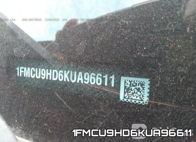 1FMCU9HD6KUA96611 фото 9