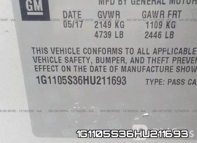 1G1105S36HU211693 фото 9