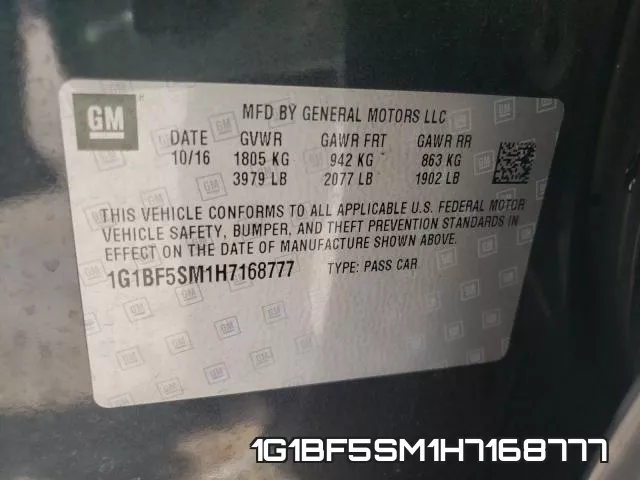1G1BF5SM1H7168777 фото 2