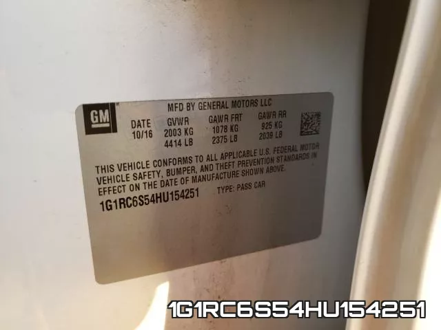 1G1RC6S54HU154251 фото 2