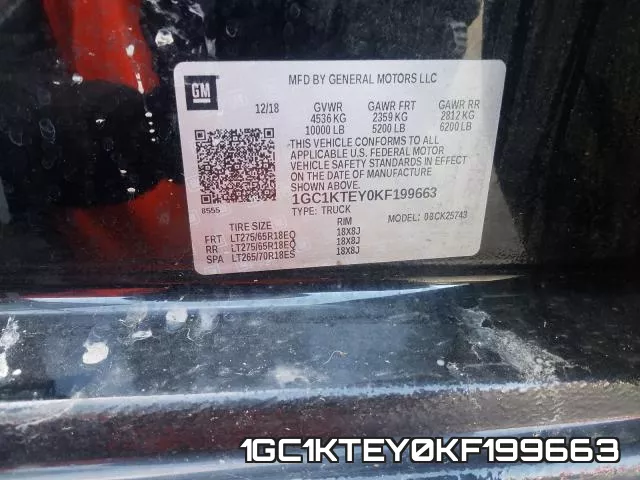 1GC1KTEY0KF199663 фото 2