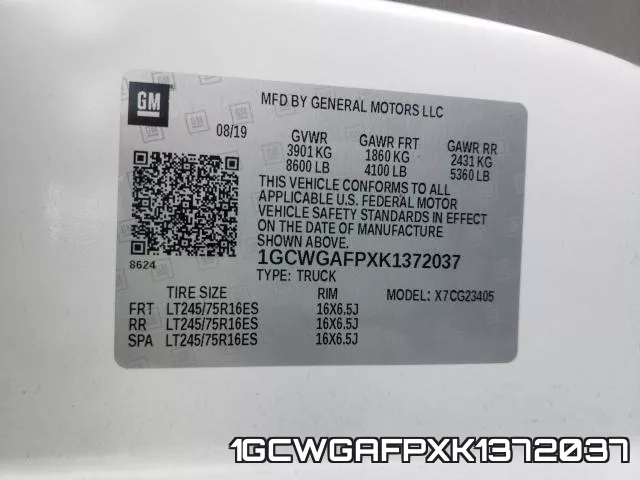 1GCWGAFPXK1372037 фото 2