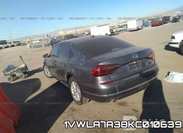 1VWLA7A38KC010639 фото 4