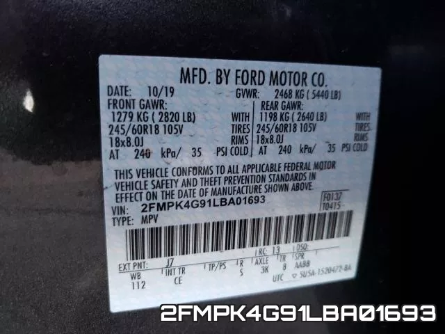 2FMPK4G91LBA01693 фото 2