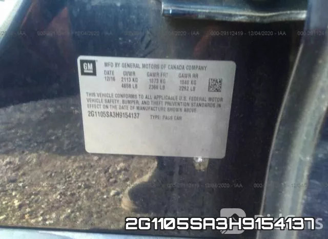 2G1105SA3H9154137 фото 10