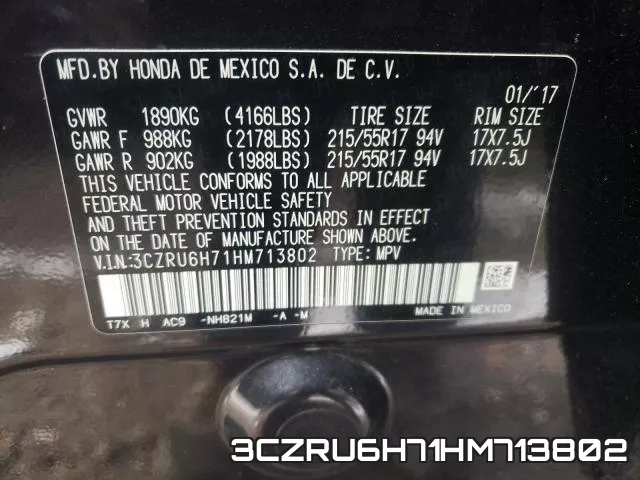 3CZRU6H71HM713802 фото 2