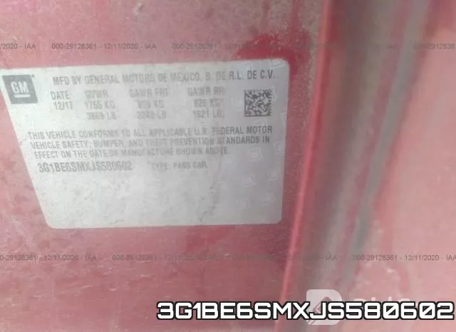 3G1BE6SMXJS580602 фото 10