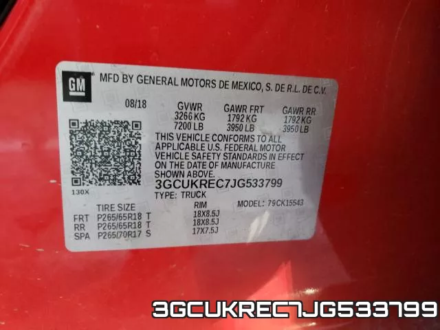 3GCUKREC7JG533799 фото 2