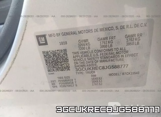 3GCUKREC8JG588777 фото 10