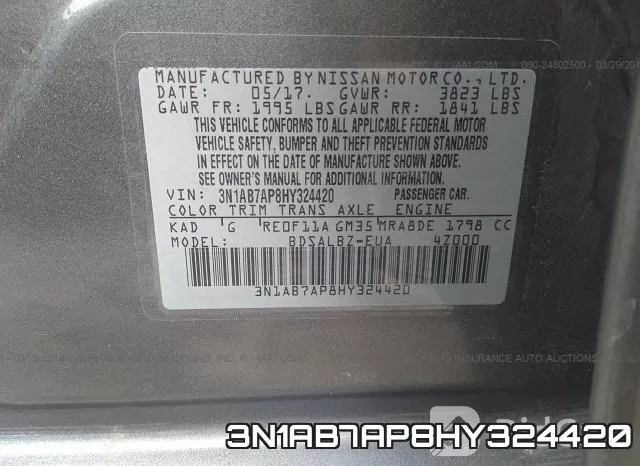 3N1AB7AP8HY324420 фото 10